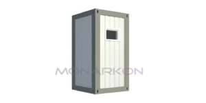 Modularni sanitarni kontejner ARK 101 – vanjski prikaz, dimenzija 260 × 150 cm, s WC-om i umivaonikom
