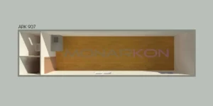 Pregled 3D stambenog kontejnera ARK 907