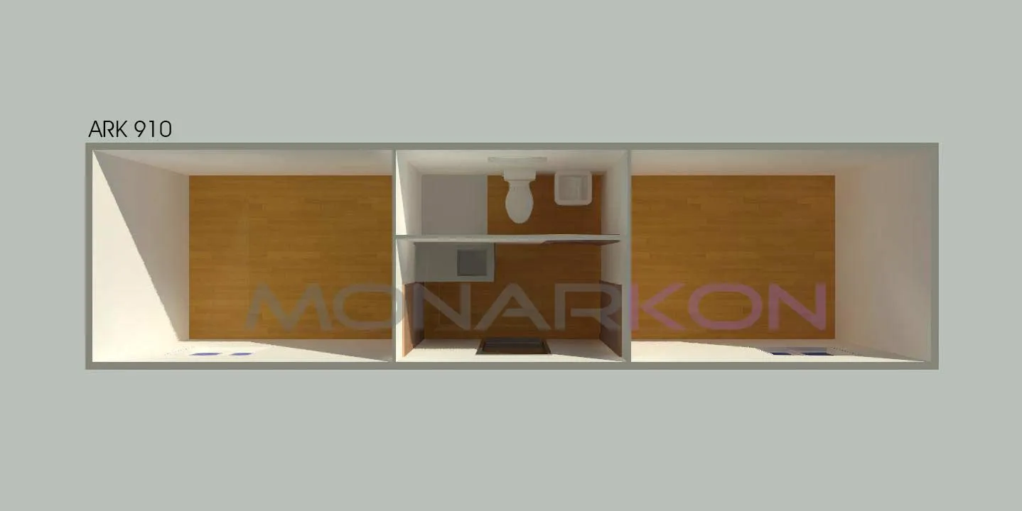 Pregled 3D stambenog kontejnera ARK 910