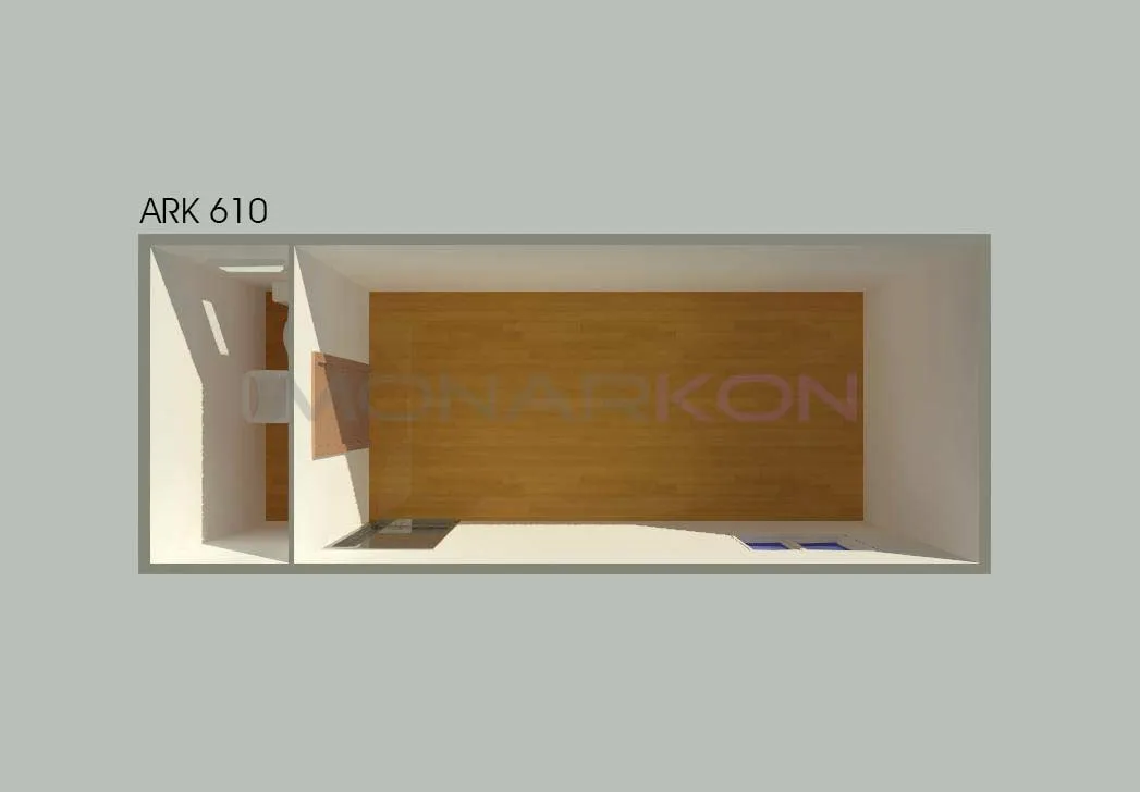 Pregled 3D stambenog kontejnera ARK 610